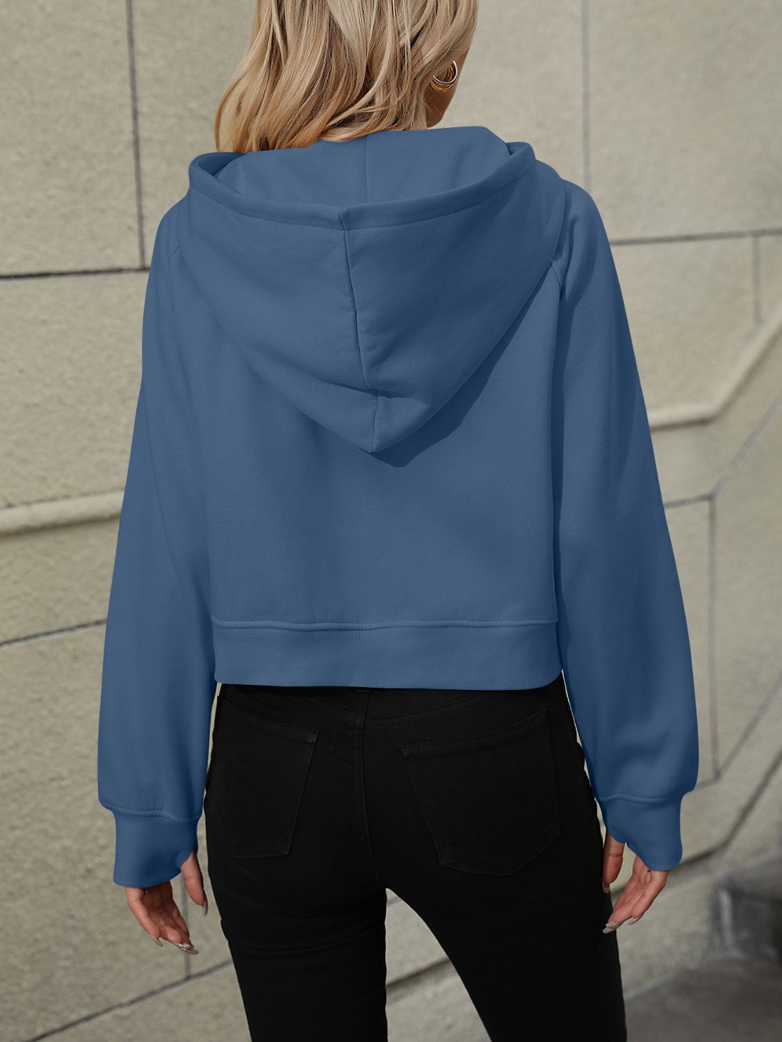 Mandy Half Zip Long Sleeve Sweatshirt