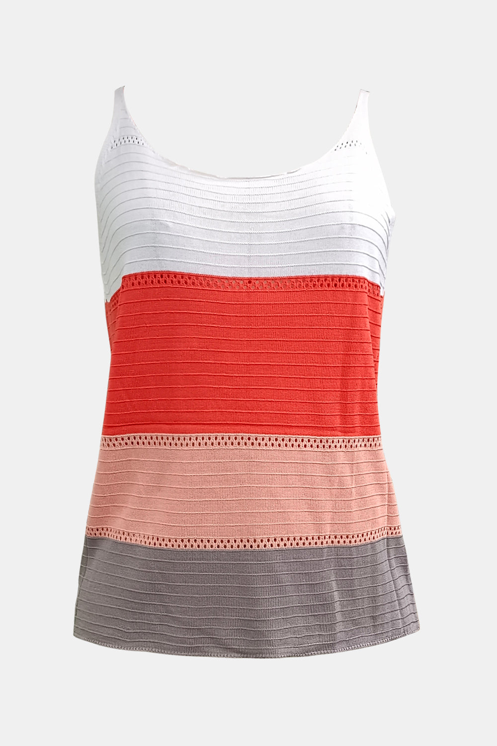 Color Block Scoop Neck Cami