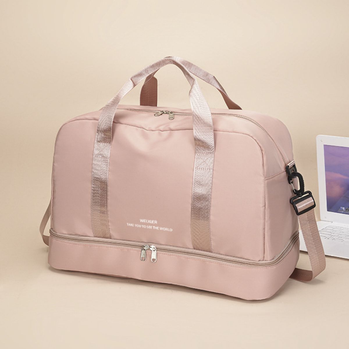 Detachable Strap Nylon Oversize Travel Bag