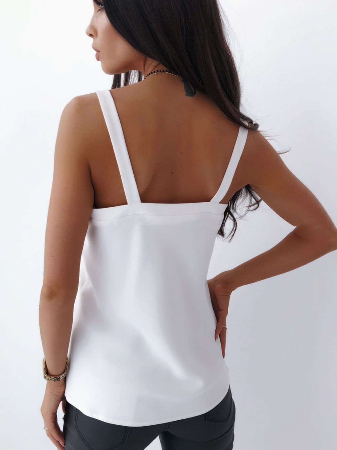 V-Neck Wide Strap Cami